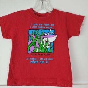 Hilton Head SC Boys Red Shark T-Shirt Size‎ 4T